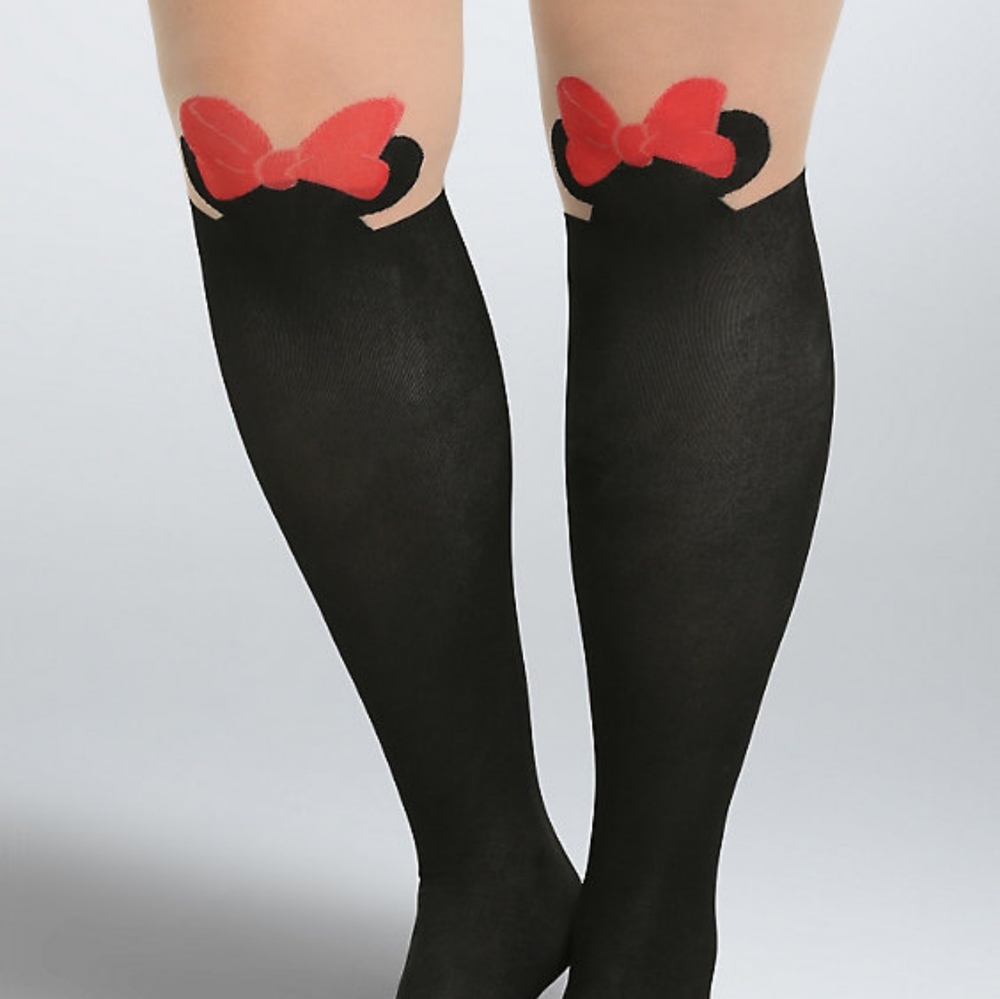 Torrid minnie mouse stockings NWOT